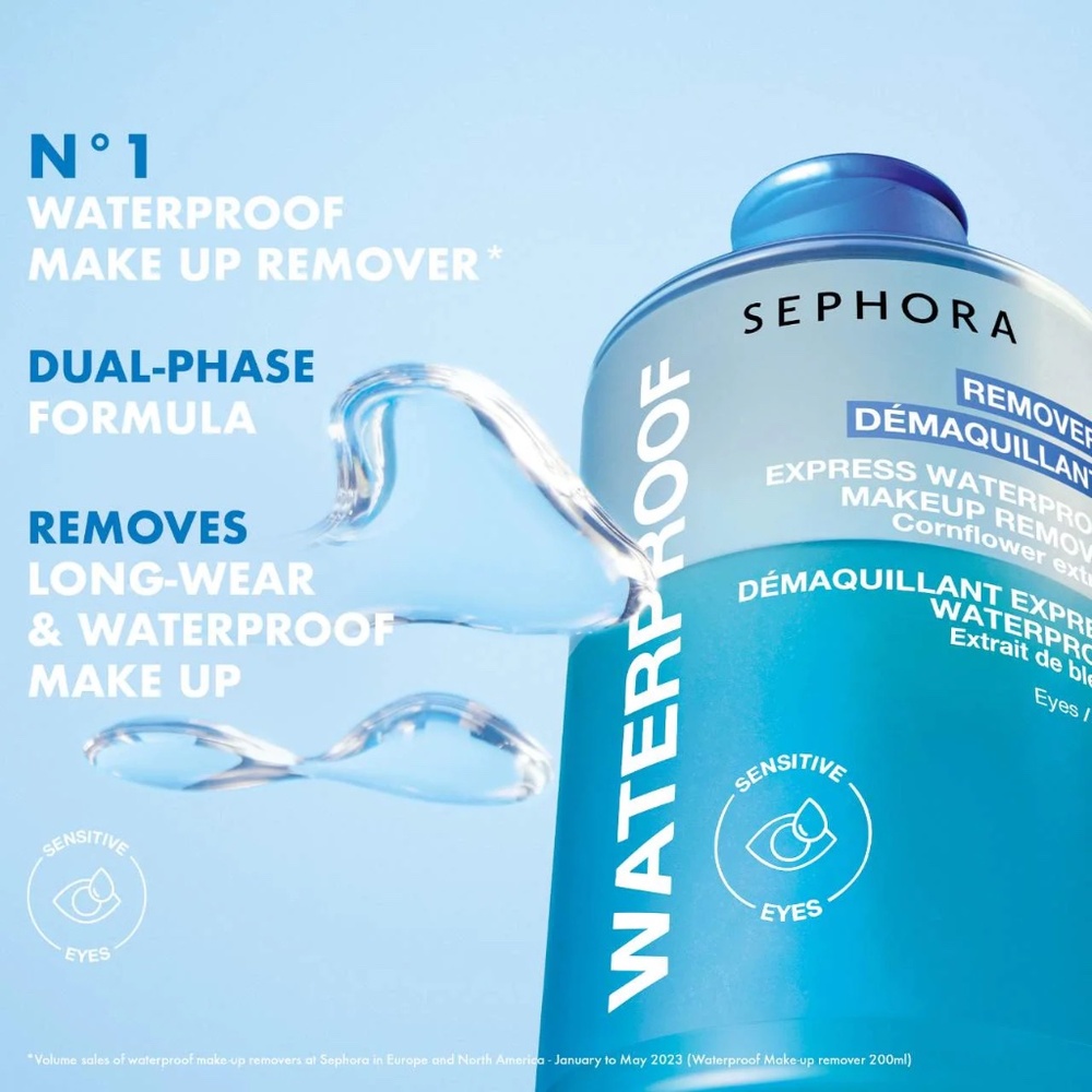 SEPHORA COLLECTION Waterproof Eye Makeup Remover 200ml NWT